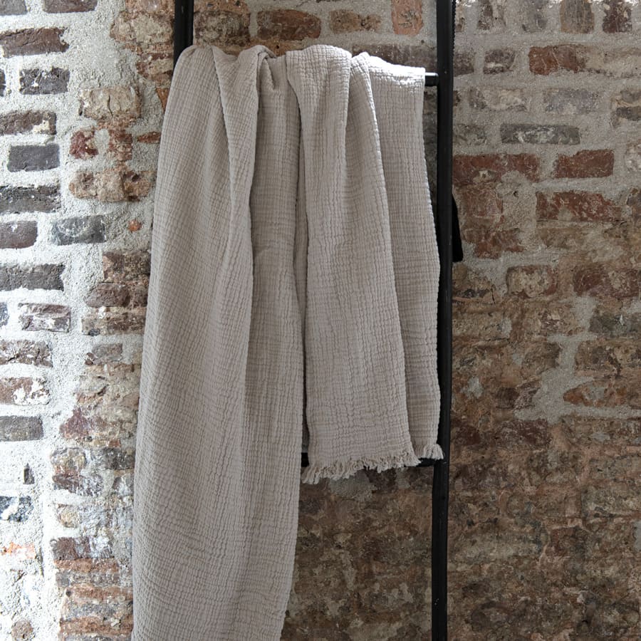 Plaid Puglia 130x260x Natural
