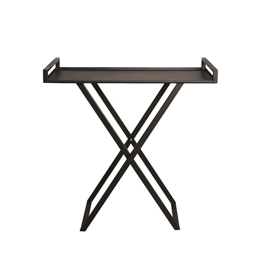 Folding Side Table black