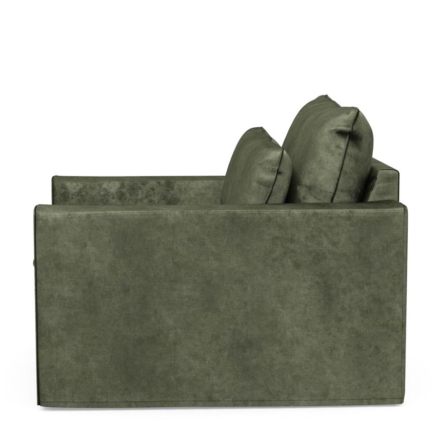 Continental Love Seat, velvet, ivy