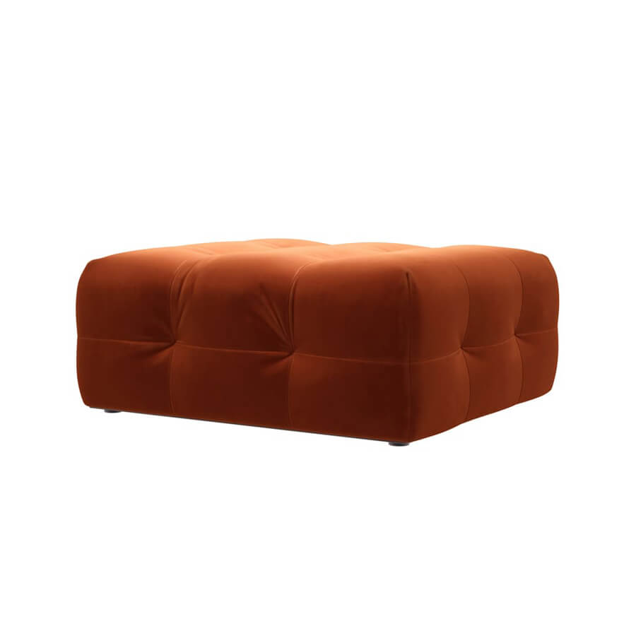 The Jones Footstool Bombay Brown