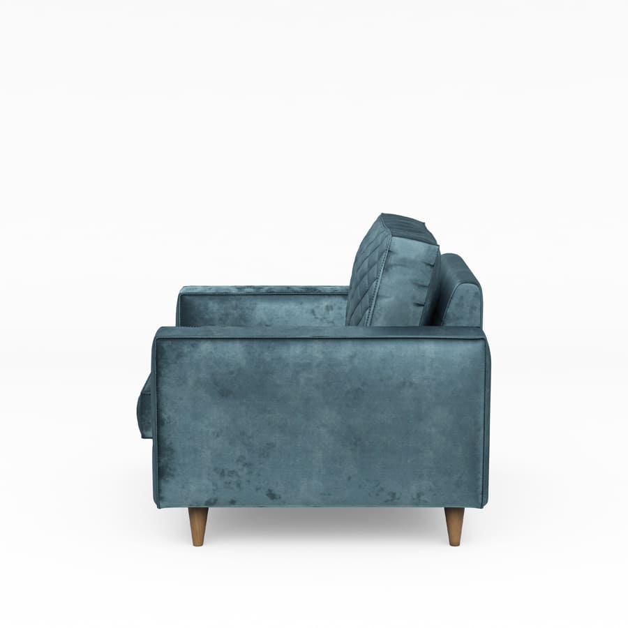 Kendall Armchair Velvet Petrol
