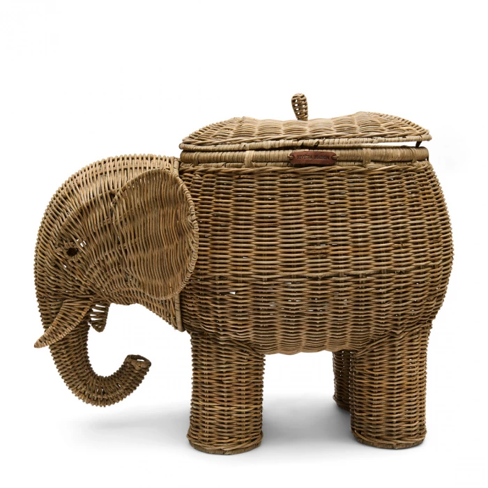 RR Elephant Basket Deco