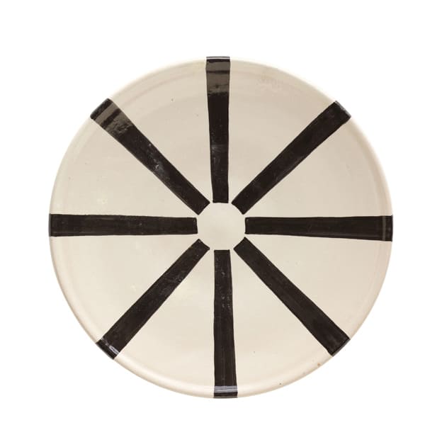 Plate Wheel black D25