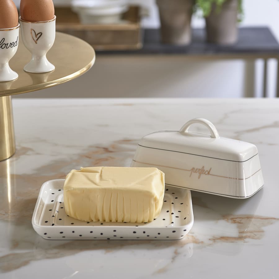 Dots & Stripes Perfect Butter Dish