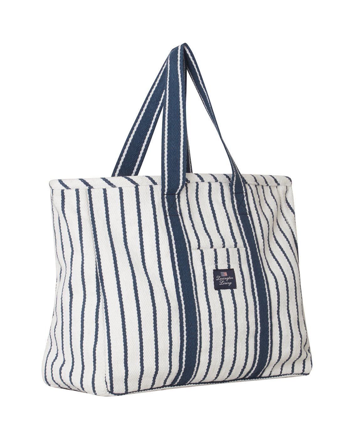 Striped Cooler Bag navy/wh