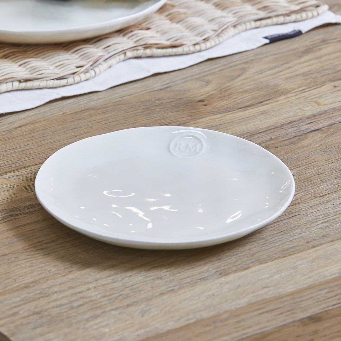 Portofino Breakfast Plate white
