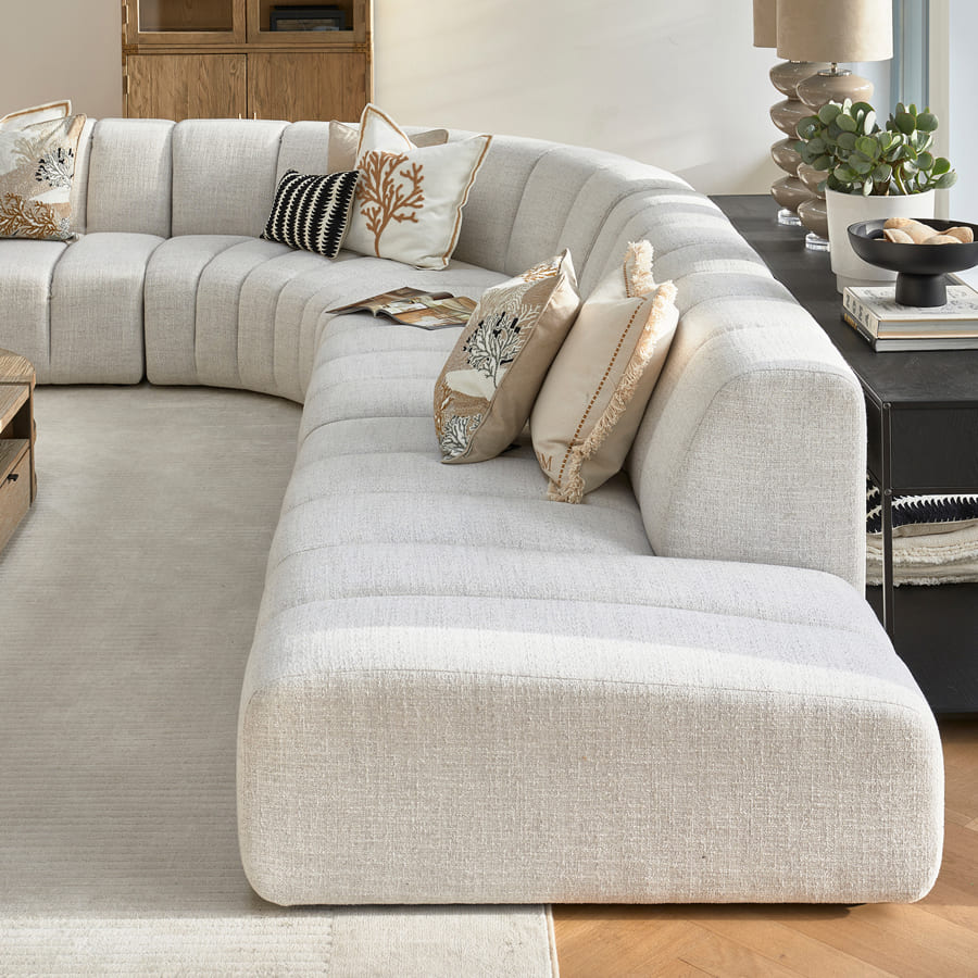 Dazzle Lounger Right Antique White Dazzle Lounger Right Antique White