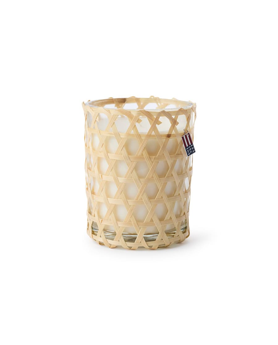 Handwoven Bamboo Scented Candle