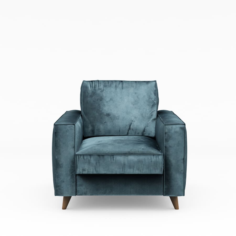 Kendall Armchair Velvet Petrol