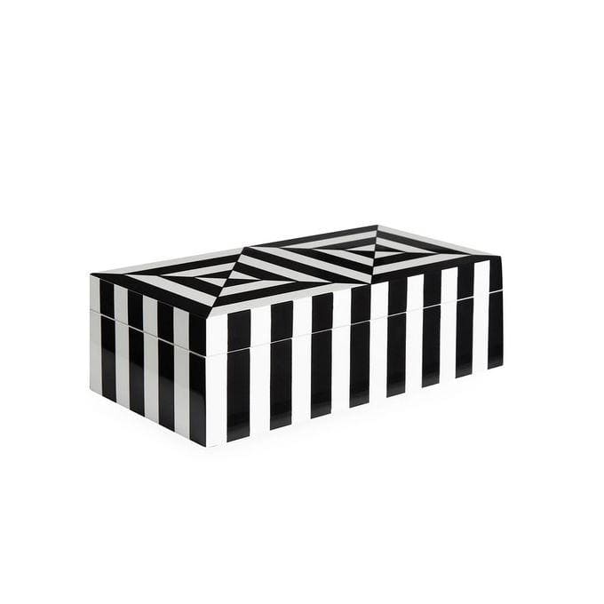 Op Art Box Black/White Small