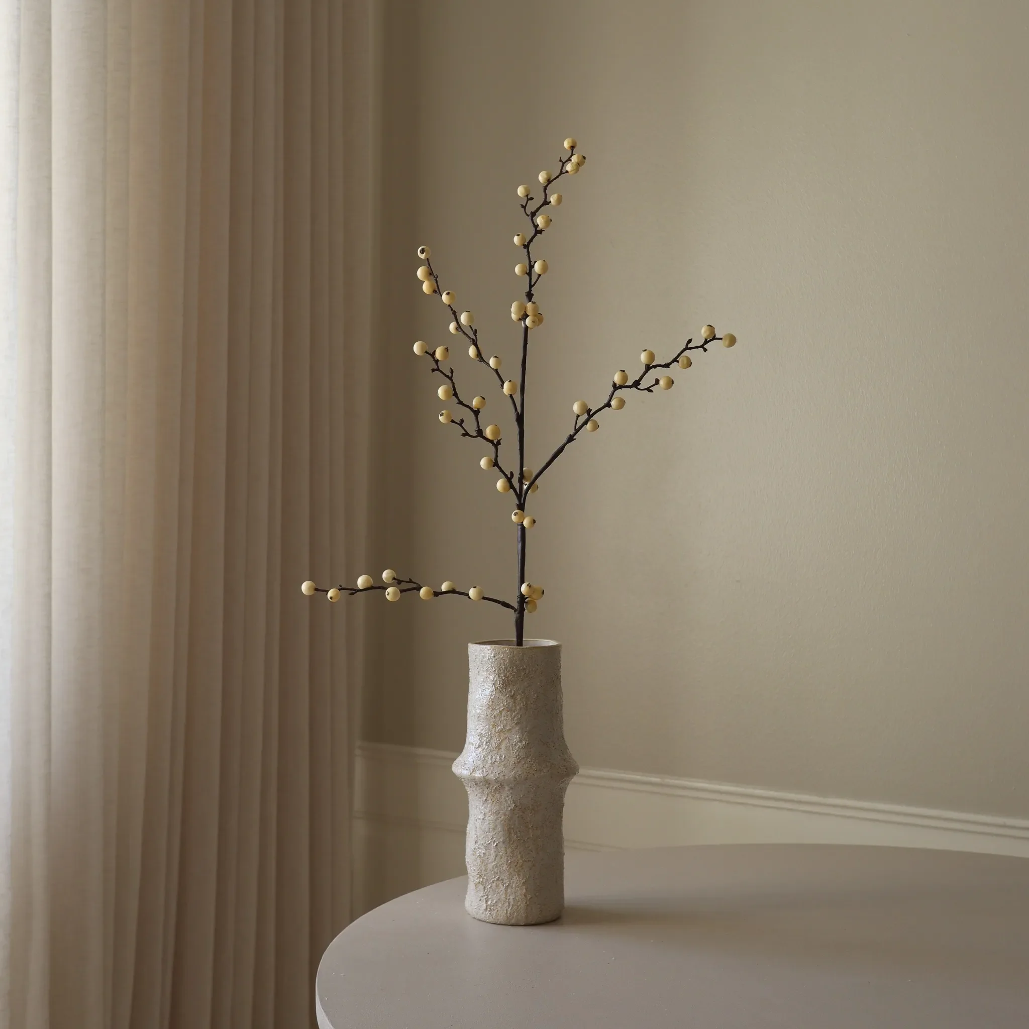 White Winterberry Branch
