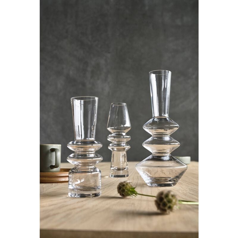 Vase Trio D14 Clear Glas