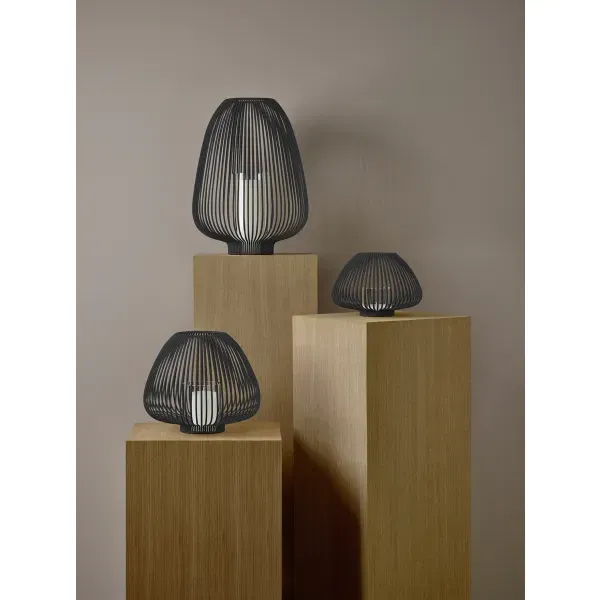 Laterne Lyva black S D25
