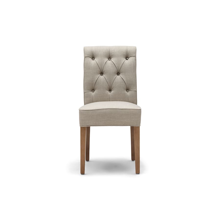 Hampton Classic Dining Chair Linen Flax