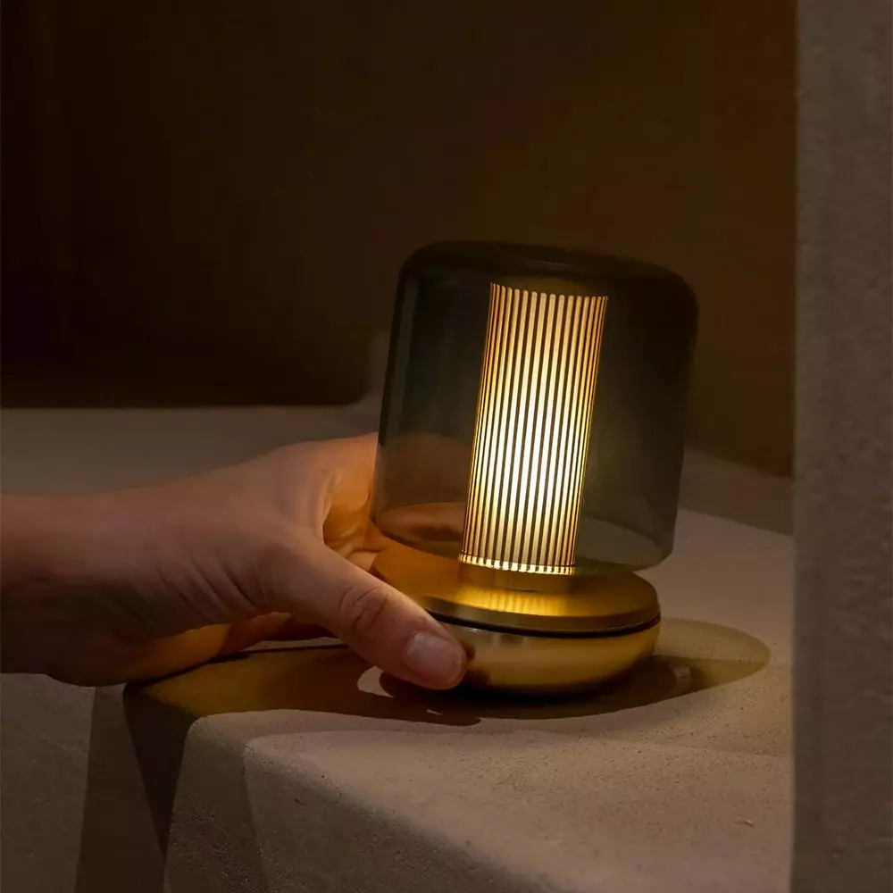 Firefly Table Light Gold Smoke
