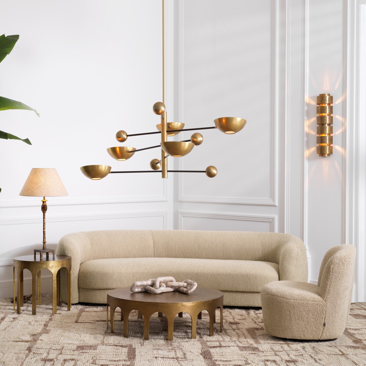Chair Doria swivel canberra sand