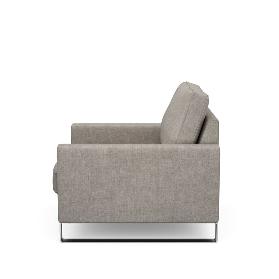 West Houston Sessel, Baumwolle Stone