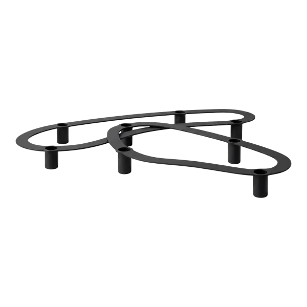 Kerzenhalter Aro S black