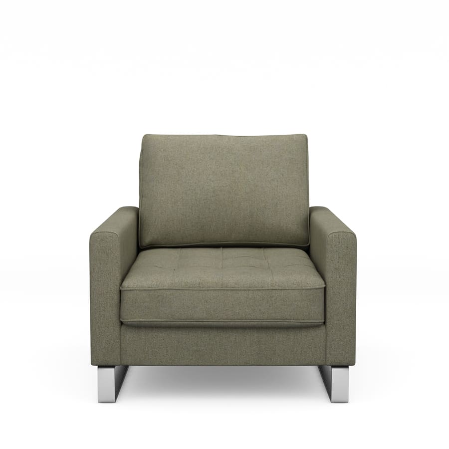 West Houston Armchair Forest Green
