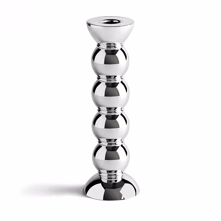 Kerzenständer Bobbin 23cm Chrome