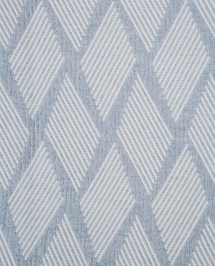 Decke 160x240 Jaquard blue/white