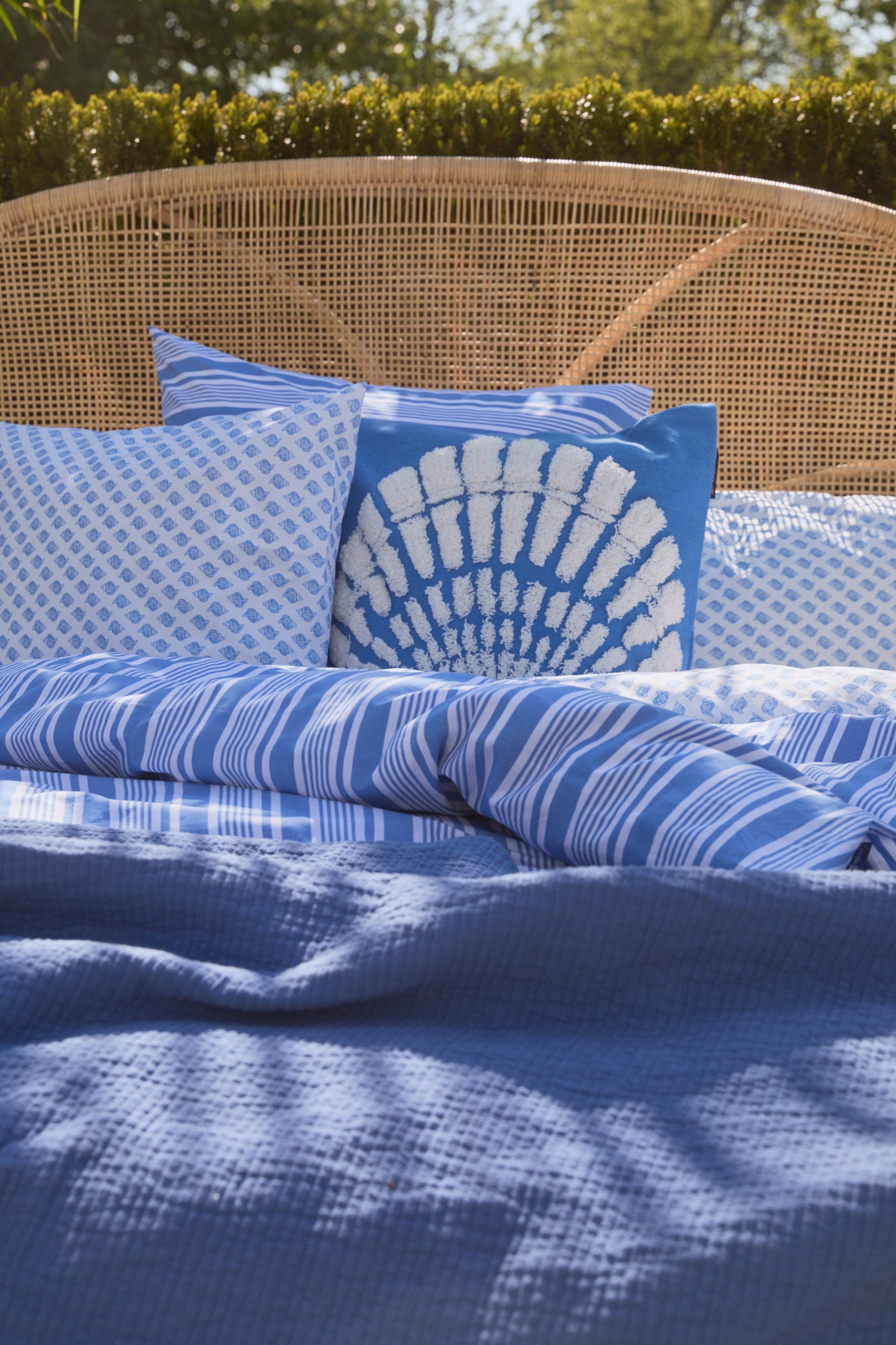 KB Shell 50x50 blue/white