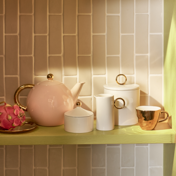 Good Morning Cup Coffee gold