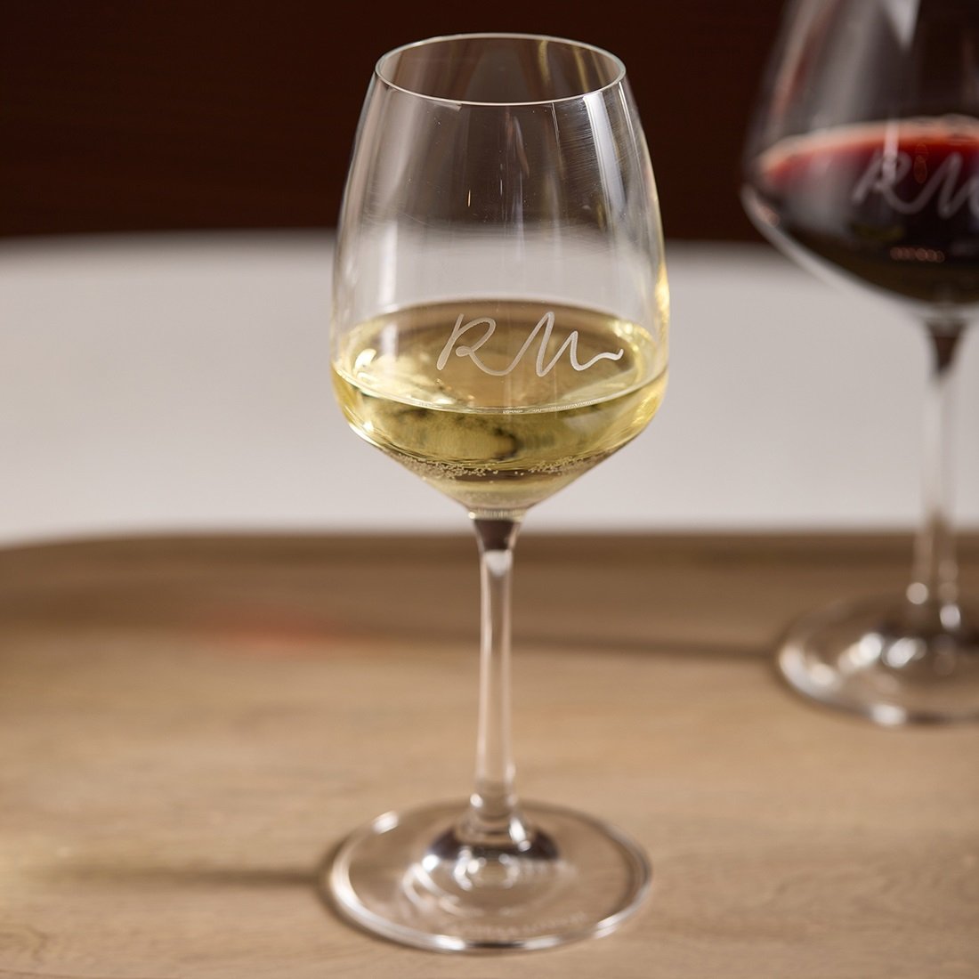 Taste of RM White Wine Glass