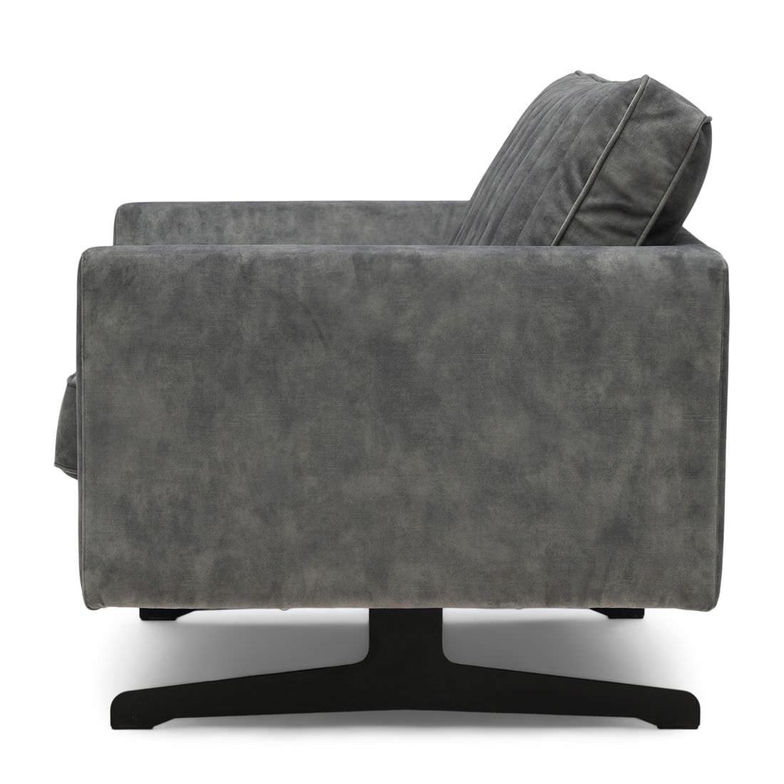 The Camille Armchair, velvet, frosty green