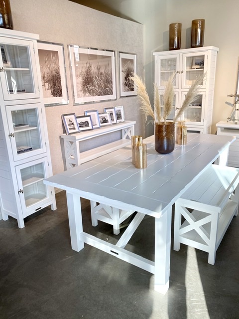 Diningtable Edward Classic white 180x100