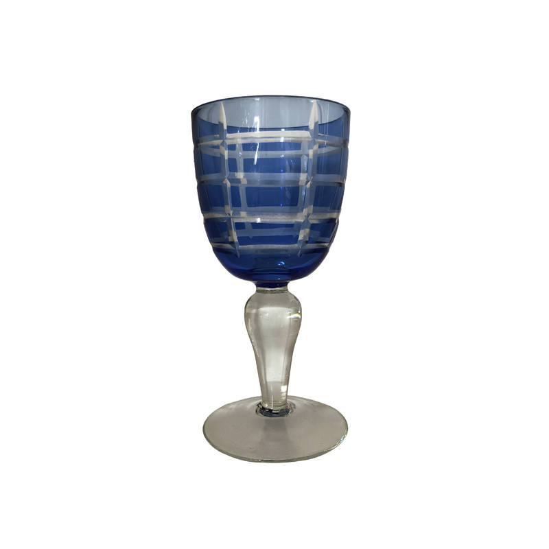 Weinglas 250 ml Gitter Blau