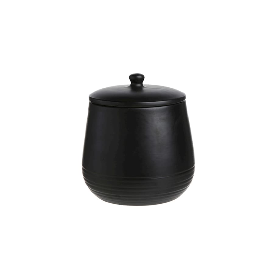 Bowl with Lid Terra 15x19 black