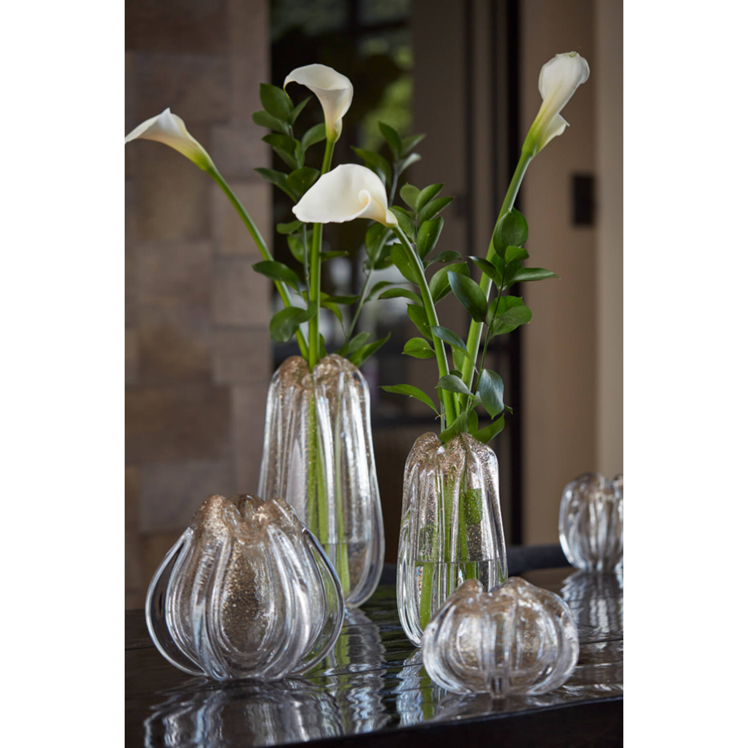 Vase Murela klar-sand D24,5