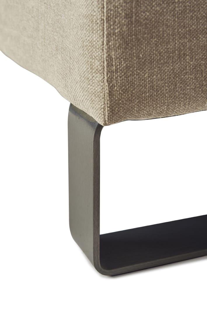 West Houston Ecksofa Chaiselongue Rechts, Baumwolle Natural