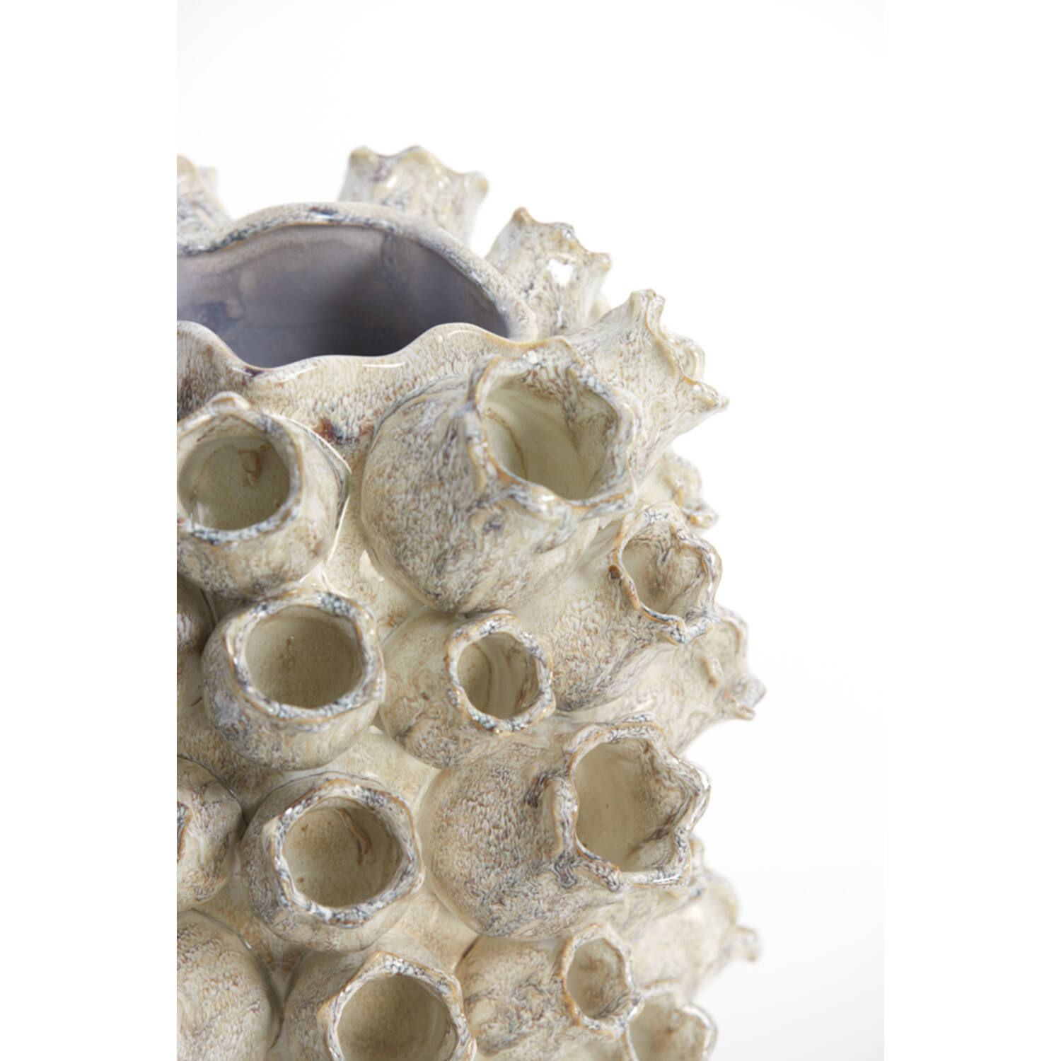 Vase Keiki H15,5 sand