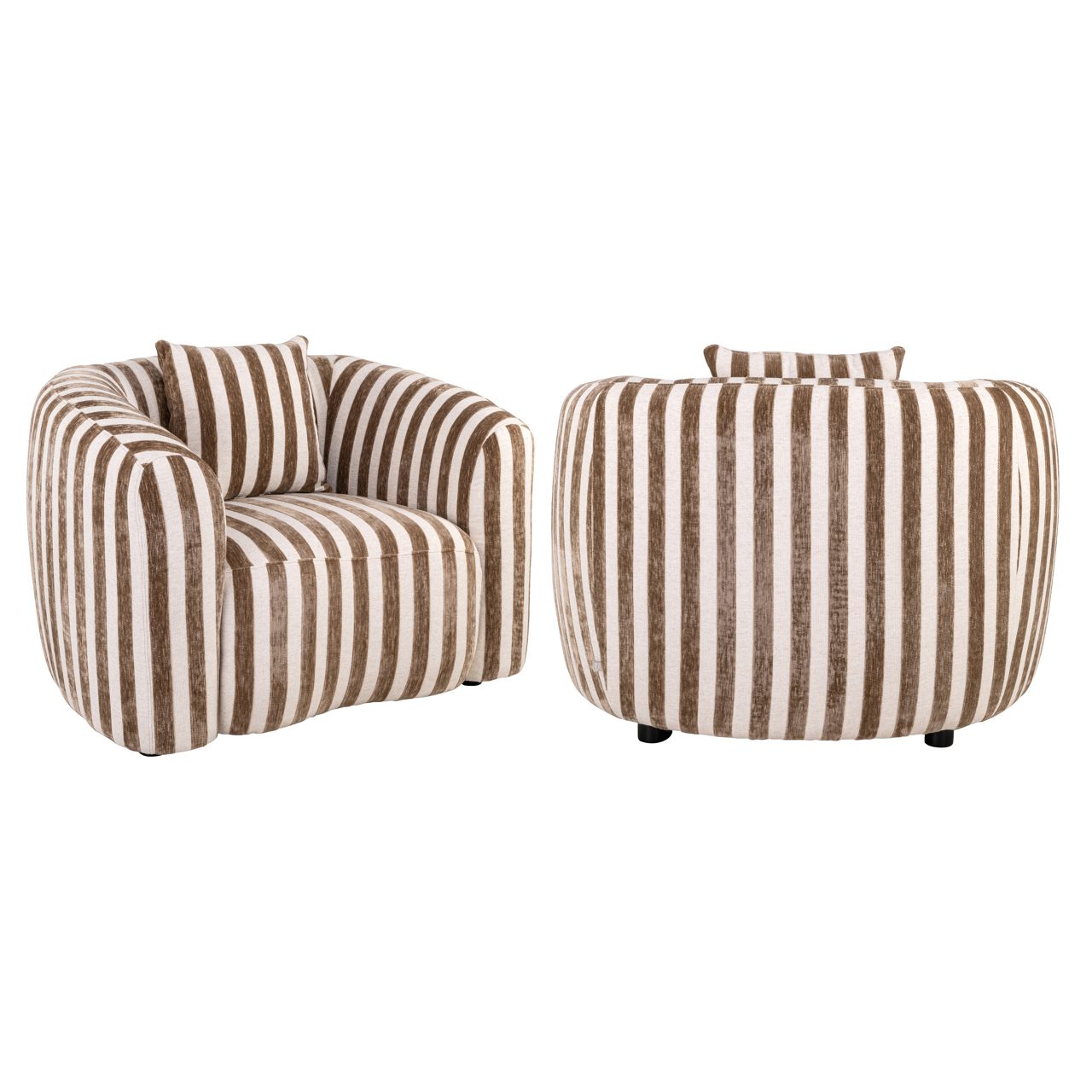 Lounge Stuhl Luxandra stripes