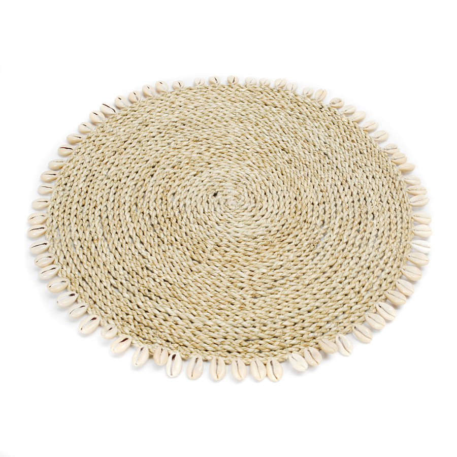 Seagrass Shell Placemat natural