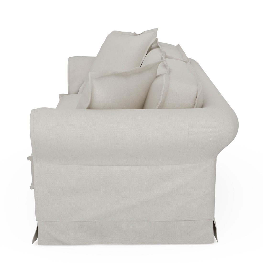 Carlton Sofa 3,5 Seater, oxford weave, alaskan white