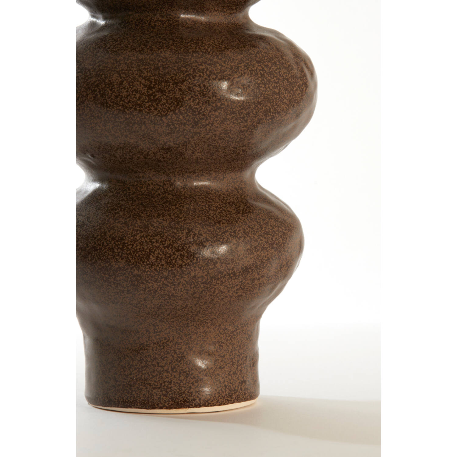 Vase Rogano Keramik braun