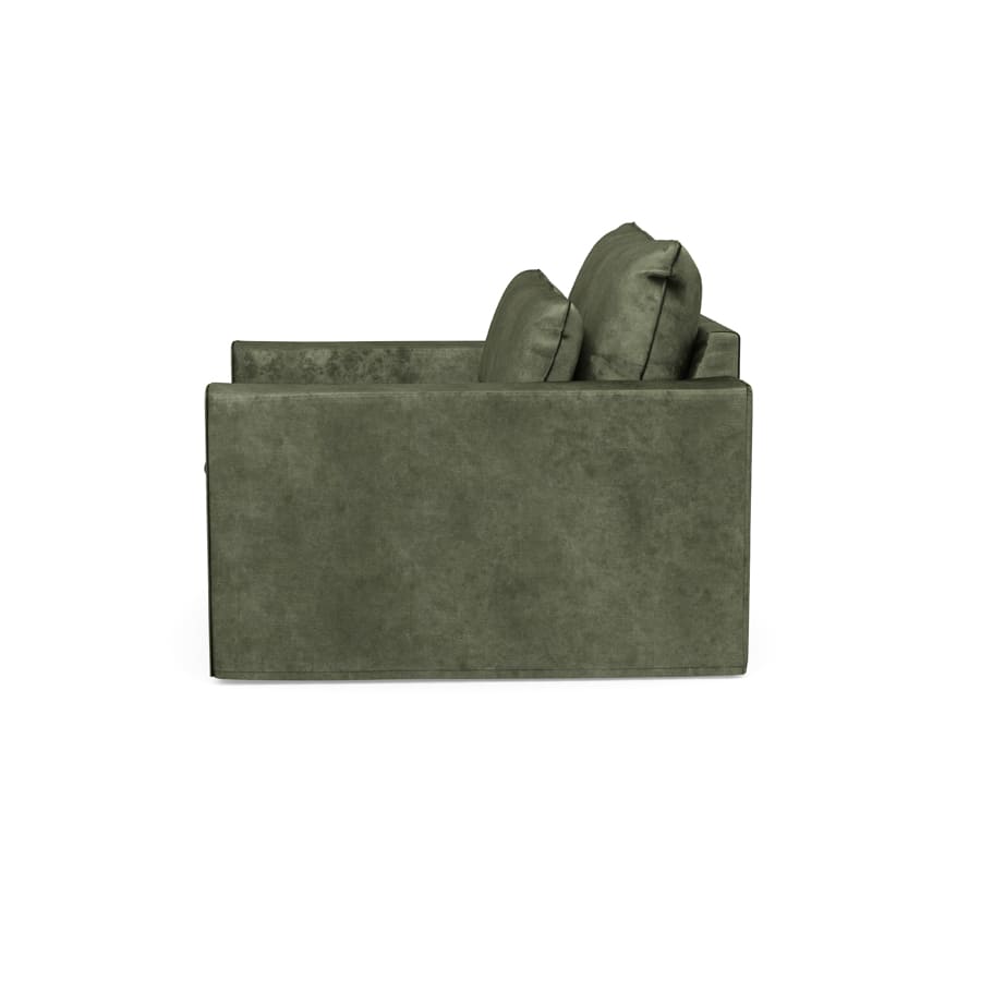 Continental Love Seat, velvet, ivy