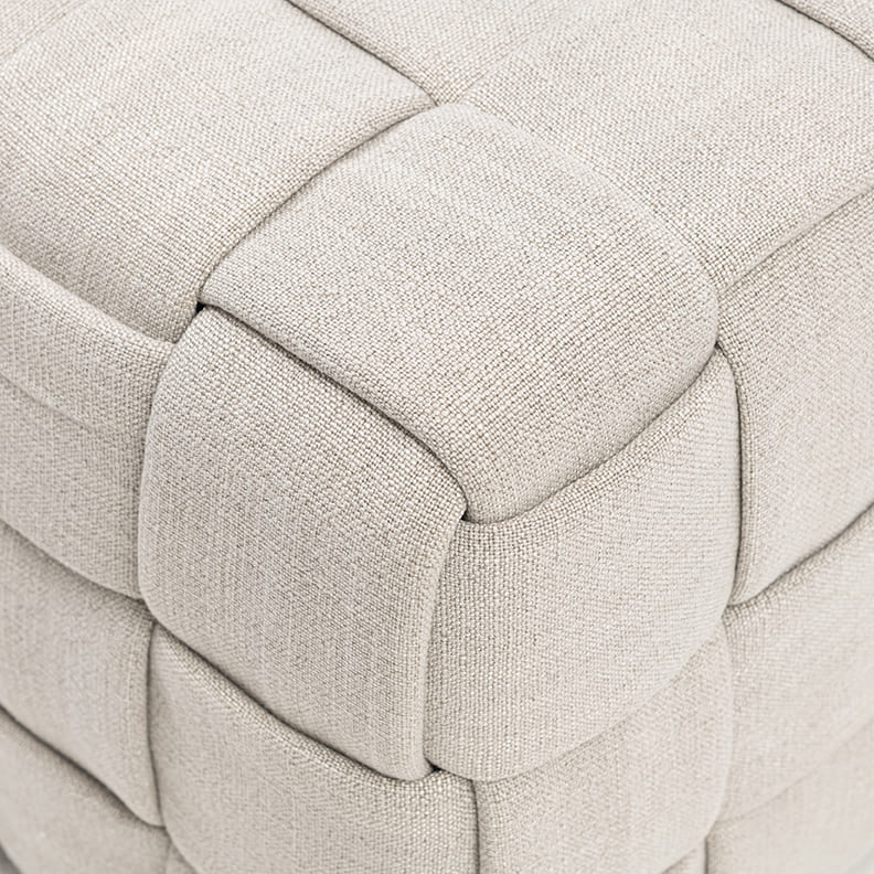 Room 48 Footstool XL Fabulous Flax