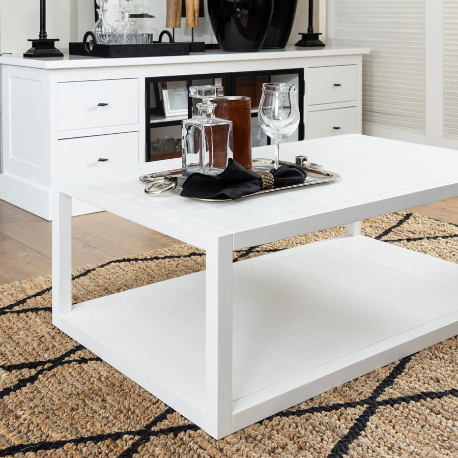 Cubic Coffeetable 120x70x40 white