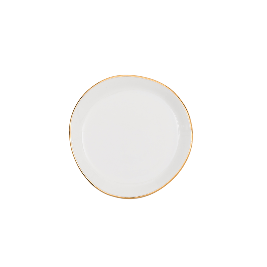 UNC Good Morning Plate white 9