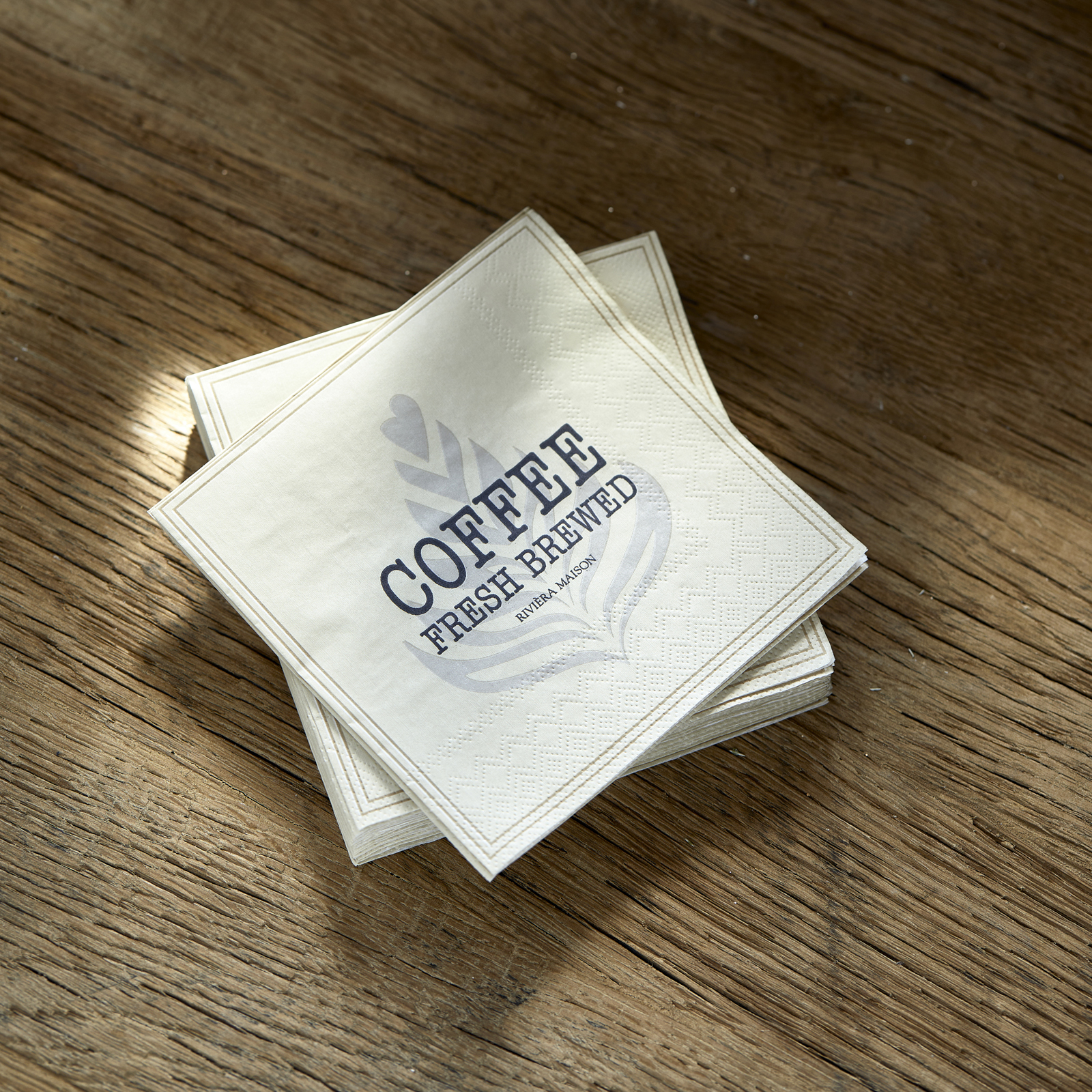 Paper Napkin Coffee Fresh Brewed