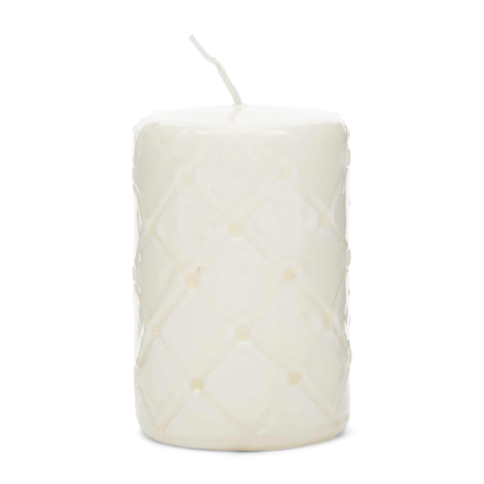Pillar Candle Padded white 7x1