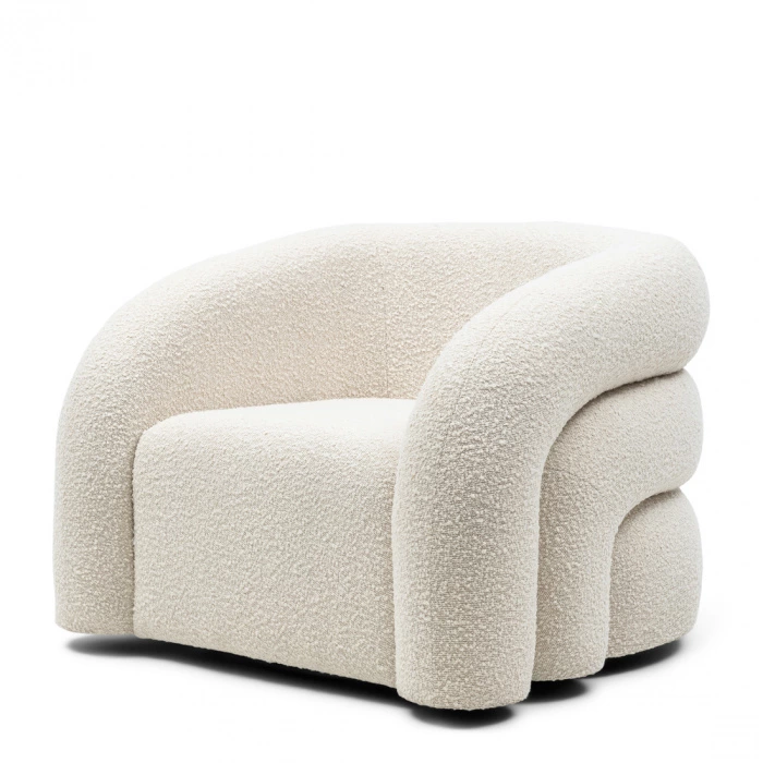 Vittorio Swivel Armchair white