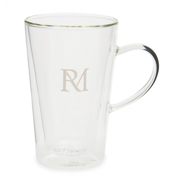 RM Double Wall Monogram Glass