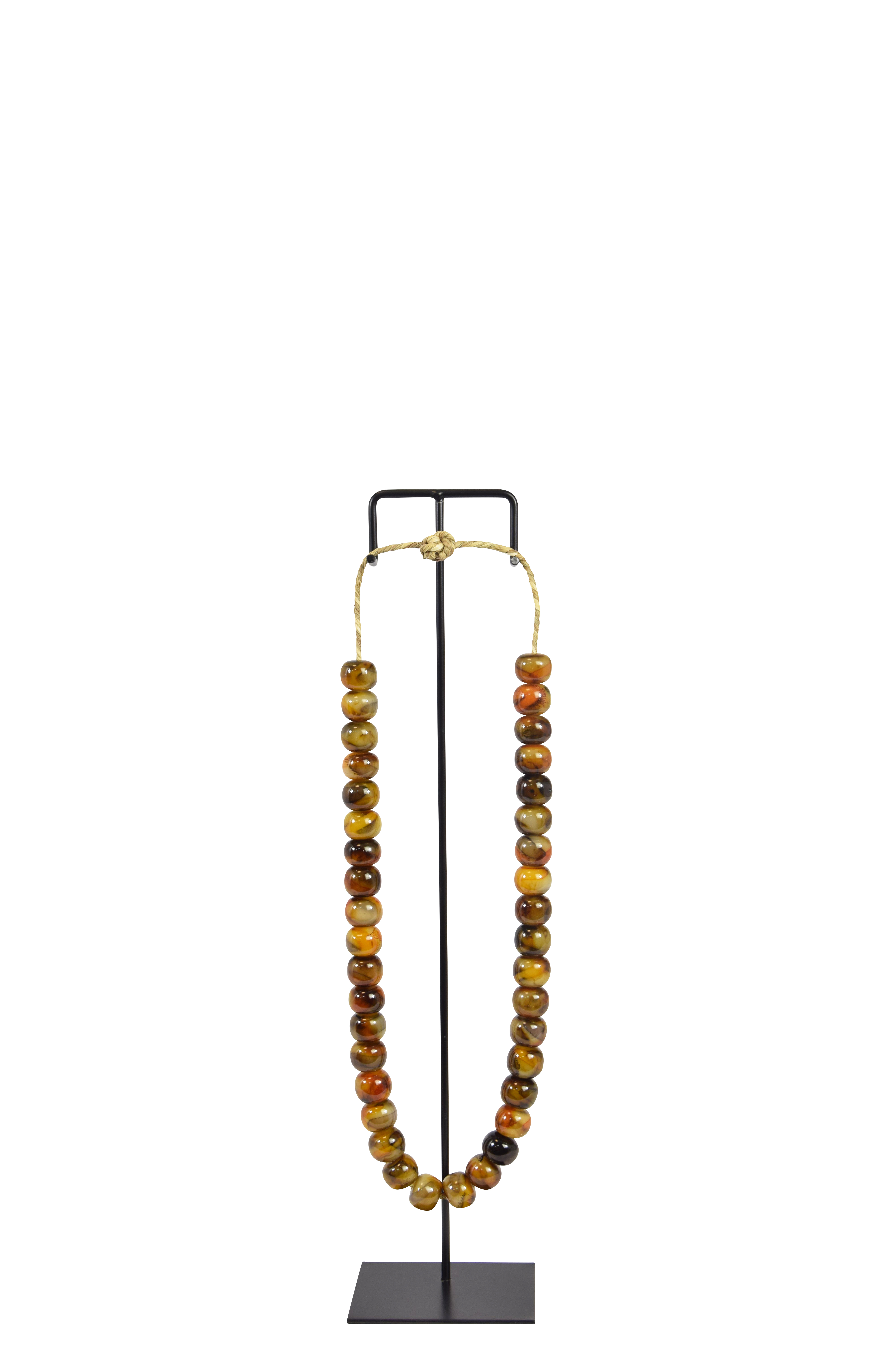 Matinee Necklace amb.brown H44