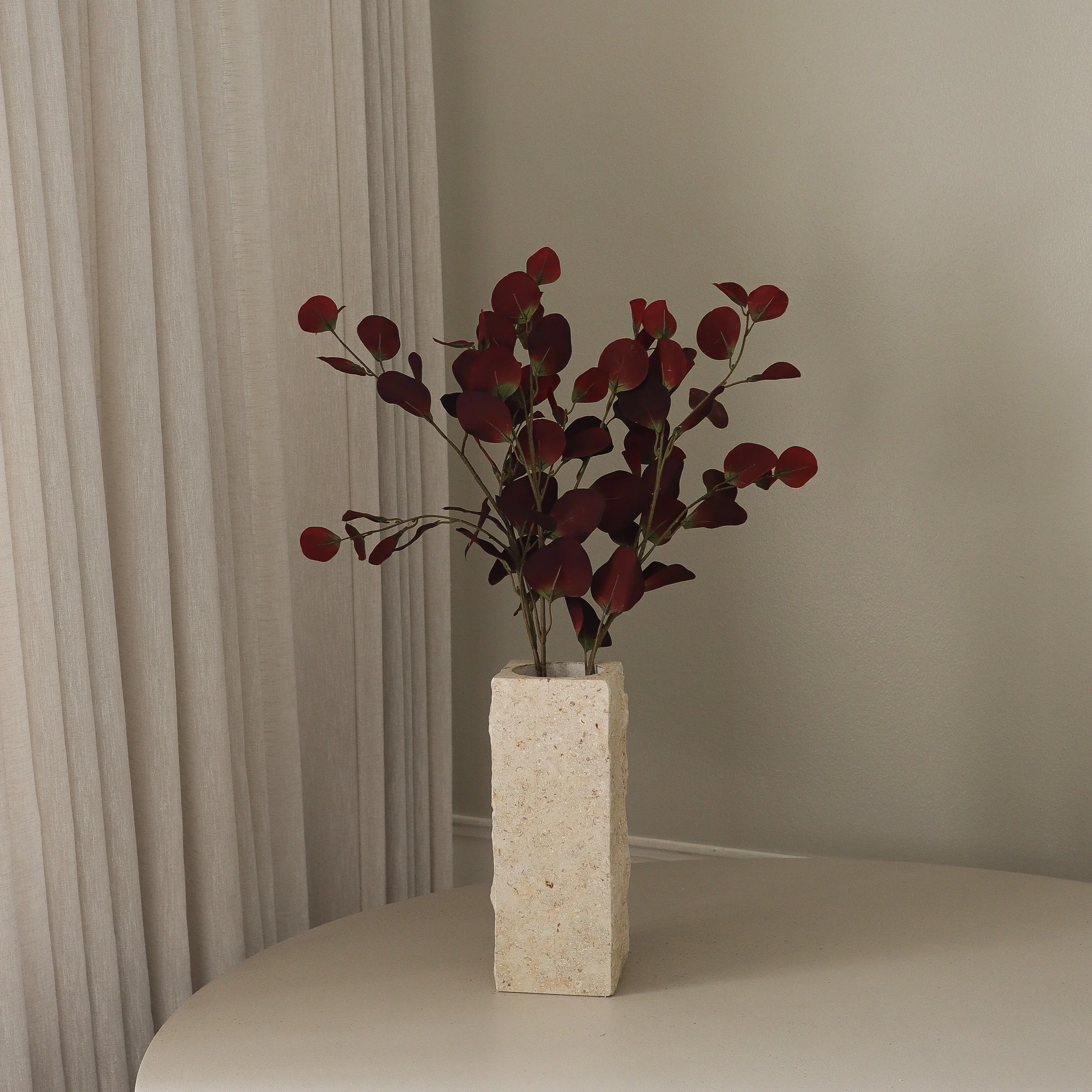 Burgundy Eucalyptus Branch