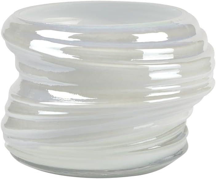 Tony Glasvase weiß D20,5/H12,5